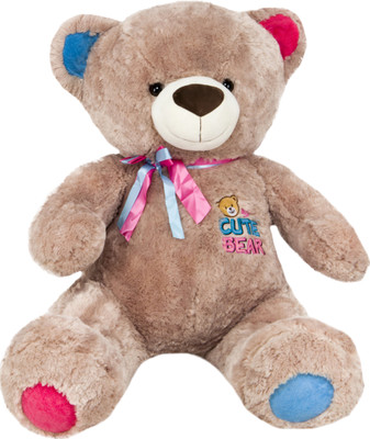 

Dhoom Soft Toys Brown Color Jumbo Teddy Bear Toys for kids above 6 months 80 cm Sitting - 80 cm(Multicolor)