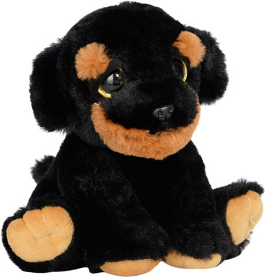 

Dhoom Soft Toys Black Color Dog Toys for kids above 6 months 25 cm - 15 cm(Black)