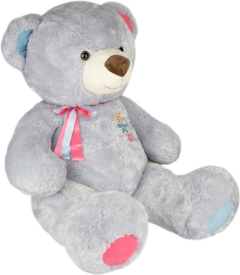 

Dhoom Soft Toys Blue Color Jumbo Teddy Bear Toys for kids above 6 months 80 cm Sitting - 80 cm(Multicolor)