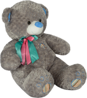 

Dhoom Soft Toys Grey Color Teddy Bear Toys for kids above 6 months 50 cm - 50 cm(Grey)