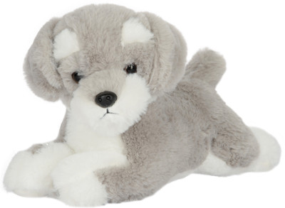 

Dhoom Soft Toys Grey Color Dog Toys for kids above 6 months 30 cm - 15 cm(Grey)