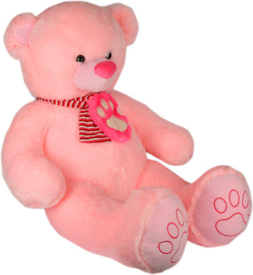 

Dhoom Soft Toys Pink Color Jumbo Teddy Bear 4 Feet Head to Toe Toys for kids above 6 months - 80 cm(Pink)