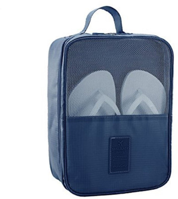 

Sadvidhya 2 Layer Waterproof Travelling Shoe Footwear Storage Bag Organiser Pouch Travel Toiletry Kit(Multicolor)