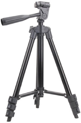 

Pithadai Tripod 3120 DSLR/Mobile/Gopro Action Camera/Digital3 Way Pan and Tilt Lightweight Pro Travel Tripod, 1020mm (Black) Tripod(Black, Supports Up to 3000 g)