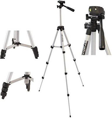 

EAGNA "" Tripod - 3110 Portable & Foldable Camera - Mobile Tripod With Mobile Clip Holder Bracket , Fully Flexible Mount Cum Tripod , Standwith Three-dimensional Head & Quick Release Plate Only 150 gm + Black Carry Bag for Canon Nikon Sony Cameras Camcord