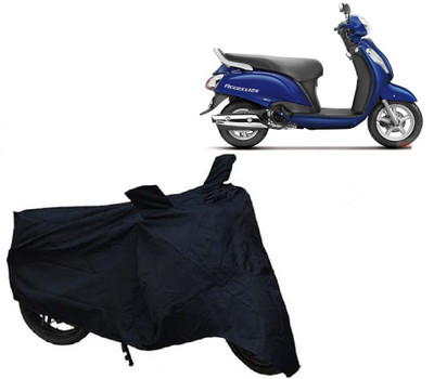 

kaaz Two Wheeler Cover for Suzuki(Access, Black)