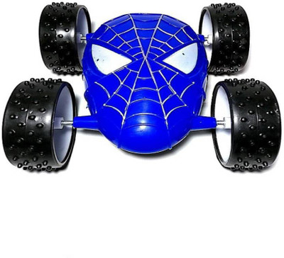 

Sakshi Enterprises Spider Man Double Sided Pull/Push Car(Blue)