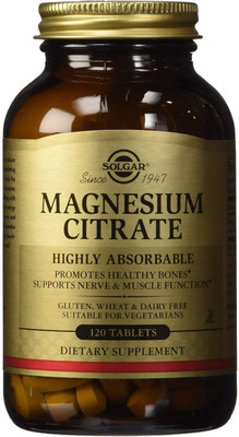 

SOLGAR Magnesium Citrate, Highly Absorbable ( USA Product )(120 No)