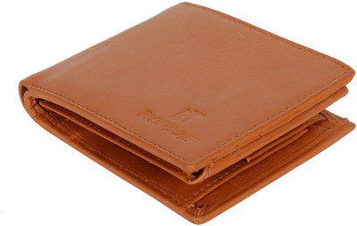 

Breiftasche Men Formal Tan Genuine Leather Wallet(6 Card Slots)