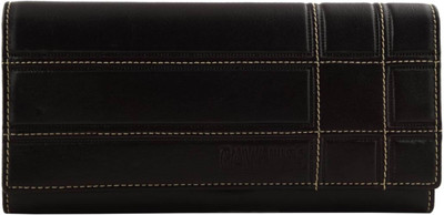 

Gawjuss Women Casual Black Genuine Leather Wallet(16 Card Slots), Multicolour