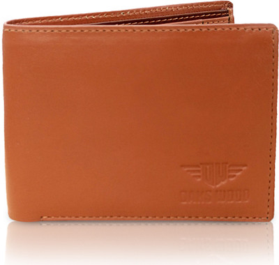 

Oaks Wood Men Casual Tan Genuine Leather Wallet(6 Card Slots)