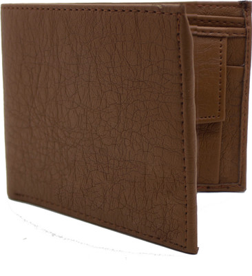 

Nietz Men Formal Brown Genuine Leather Wallet(4 Card Slots)