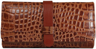 

G'leani Women Casual Tan Genuine Leather Wallet(7 Card Slots)