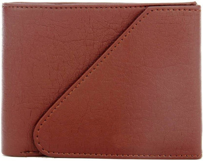 

Quetzal Men Formal Brown Artificial Leather Wallet(5 Card Slots)