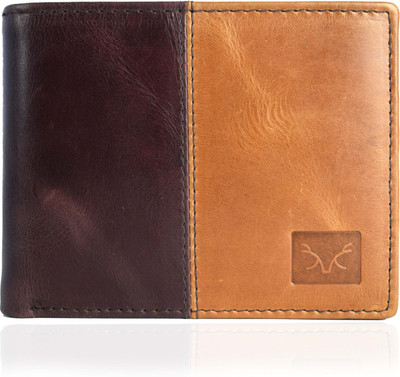 

Huntsman Men Casual Brown, Tan Genuine Leather Wallet(7 Card Slots)