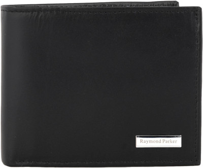 

Raymond Parker Men Casual Black Genuine Leather Wallet(6 Card Slots)