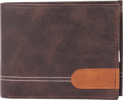 

VITO Men Brown Artificial Leather Wallet(6 Card Slots)