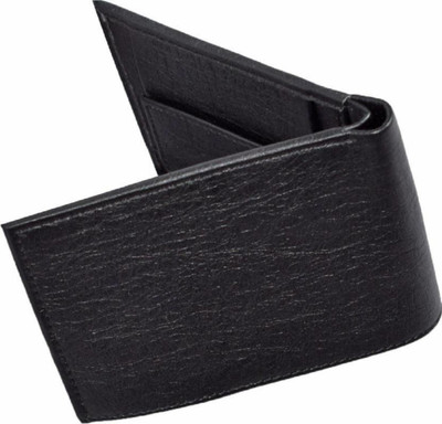 

Csar Men Black Artificial Leather Wallet(5 Card Slots)