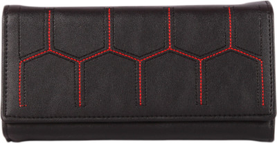 

DN CREATION Women Black Genuine Leather Wallet(4 Card Slots)