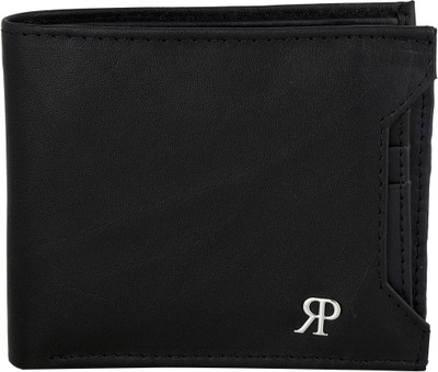 

Raymond Parker Men Casual Black Genuine Leather Wallet(6 Card Slots), Blue