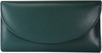 

G'leani Women Casual Green Genuine Leather Wallet(7 Card Slots)