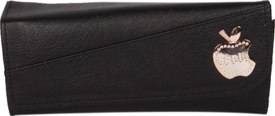 

DN CREATION Women Black Genuine Leather Wallet(4 Card Slots)