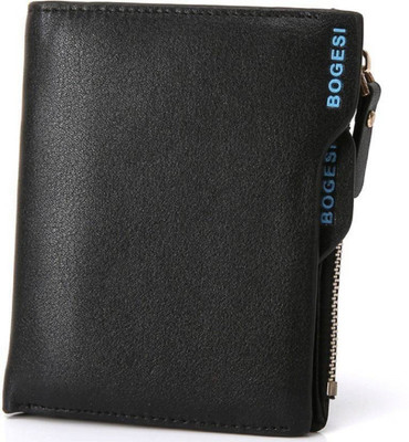 

Bogesi Men Casual Black Artificial Leather Wallet(7 Card Slots)