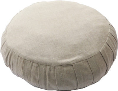 

Kanyoga Cotton Beige Chambray Solid Zafu Yoga Meditation Cushion- (13 x 38 cm)(H x D cm) Yoga Blocks(Beige Pack of 1)