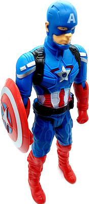 

CATCHIMP Avengers Hero Captain America (Size 7 Inches)(Multicolor)