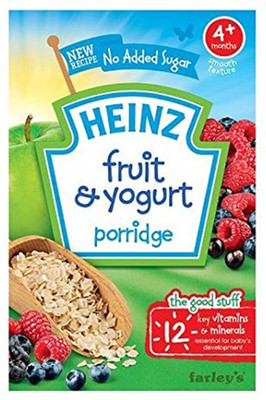 

Heinz Fruit & Yogurt Porridge - 125g Cereal(125 g, 4+ Months)