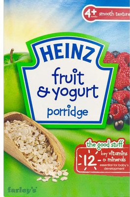 

Heinz Fruit & Yogurt Porridge - 125g (Pack of 6) Cereal(750 g, Pack of 6, 4+ Months)
