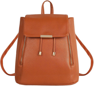 

Aaradhya Stylish Girl 12 Backpack(Brown), Tan
