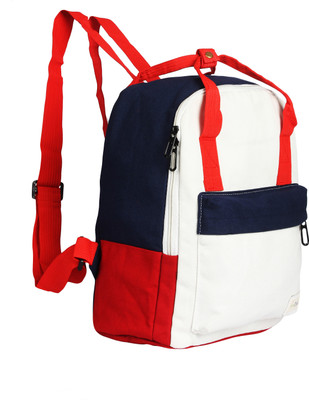 

Instabuyz Lightweight Laptop Bag in Backpack for Collage & School Canvas (White) School Bag(Red, 6 inch)