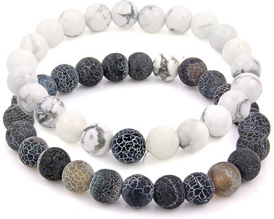 NAKABH Stone Bracelet Set(Pack of 2)