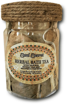 

SOUL SECRET HERBAL BATH TEA 100% Natural Dehydrated Herbs for Refreshing,Rejuvenating and Detoxifying Bath(100 g)