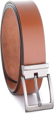 

ZORO Men Formal, Casual, Party Tan Genuine Leather Belt, Brown, ZORO Men Formal Tan Genuine Leather Belt, Brown