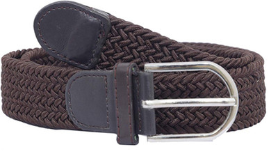 

Torque Dzinte Men & Women Casual Brown Nylon Belt, Dark brown