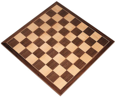 

QUINERGYS Tournament Chess Board with Inlaid Walnut and Maple Wood - Board Only 18 inch Chess Board(Multicolor)