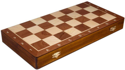 

QUINERGYS Chess Set - Tournament Staunton Complete No. 6 Board Game - Hand Made European 15 inch Chess Board(Brown)