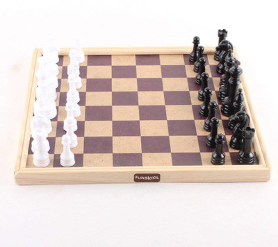 

Tryviz Collectible Folding Wooden Chess Game Board Set with Magnetic Crafted Pieces 35 inch Chess Board(Multicolor)