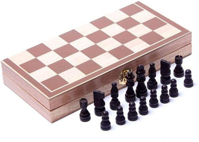 

QUINERGYS 15-Inch Standard Wooden Chess Set 15 inch Chess Board(Brown)