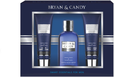 

BRYAN & CANDY - NEW YORK WHITE CITRUS & WOODY MUSK MORNING ESSENTIALS KIT-FOR HIM(600 ml, Pack of 3)