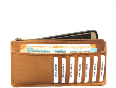 

ABYS 15 Card Holder(Set of 1, Tan)