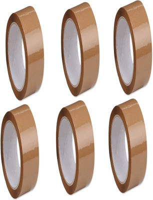 

AutoVHPR Single Sided HandHeld Brown Tape Half Inch Wide 100 Meters Long (Manual)(Set of 6, Brown)