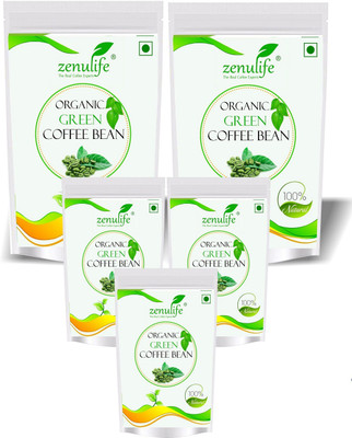 

Zenulife Best Quality weight management Green Coffee Beans (Pack of 5) Instant Coffee 100 g (Pack of 5) Instant Coffee 100 g(Pack of 5)