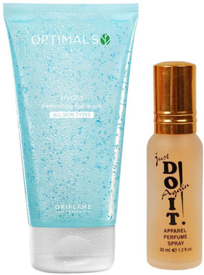 

Oriflame Sweden Optimals Hydra Cleansing Gel (150 ml) with one do it perfume 30 ml(Set of 2)
