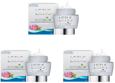 

Lotus Herbals WhiteGlow Skin Whitening & Brightening Nourishing Night Cream (( 40g* 3 ))(Set of 3)