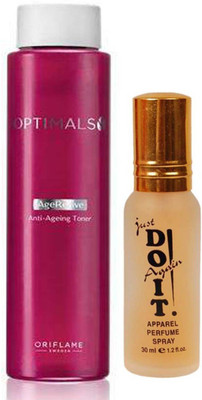 

Oriflame Sweden optimals age revive anti ageing toner (200 ml) with one do it perfume 30 ml(Set of 2)