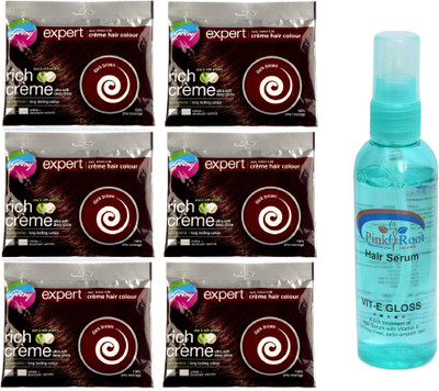 

Godrej Rich Me 4.06 Dark Brown and Pink Root Hair Serum(Set of 7)