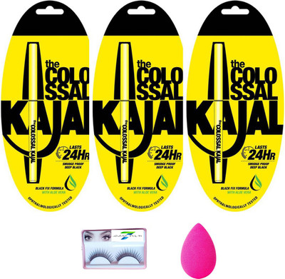 

SIRF TUM 7 SIRF TUM 7EYELASHES,THE KAJAL 3,PUFF SET ( 5 )(Set of 5)